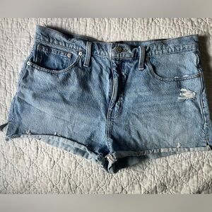 Madewell Light Blue Jean Shorts